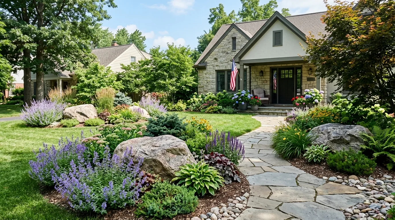Minimal Terrarium With White Pebbles